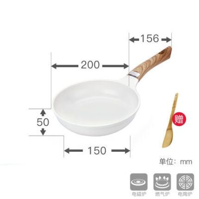 Ceramic Frying Pan Cookware Set Pot and Non Stick Cooking Pan Set Breakfast Crepe Pan Honeycomb Wok Japanese Kitchen Enamel Pan