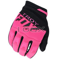 Troy Fox MX ATV Air Mesh Cycling Race Gloves Motocross Motorbike MTB Bike Riding Woman Men Uni Black Pink Racing Gloves