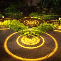 Solar Led Light Outdoor RGB Changing Solar Garden Lights Waterproof Garden Decoration Outdoor Solar Garden Lighting Lawn Lamps