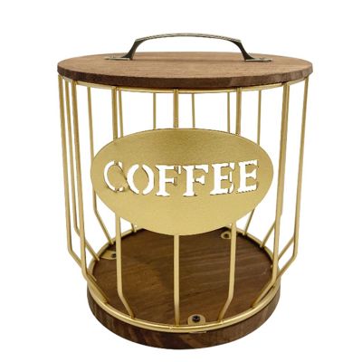 Hollowed Coffee Capsule Storage Basket Fruit Coffee Pod Organizer Holder for Home Cafe Hotel