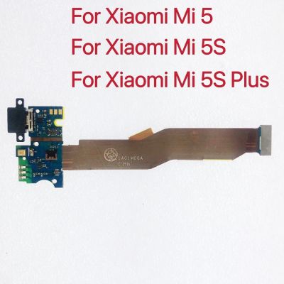 บอร์ดชาร์จดั้งเดิมสําหรับ Xiaomi Mi 5 5S Plus Mi5 Mi5S พอร์ตชาร์จ USB PCB Dock Connector Flex Cable อะไหล่ทดแทน