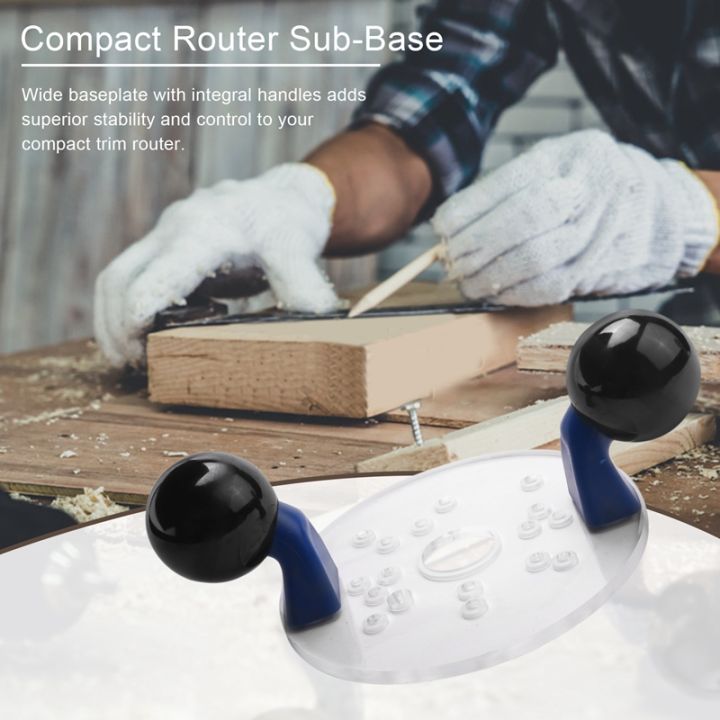 compact-router-sub-base-with-handles-for-trim-routers-and-compact-routers-woodworking-tools