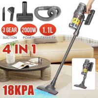 110-240V Wireless Cordless Handheld Stick Vacuum Cleaner Lightweight High Suction Home/Car Portable Vacuum Dust Mite Killer 1.1L 2000W