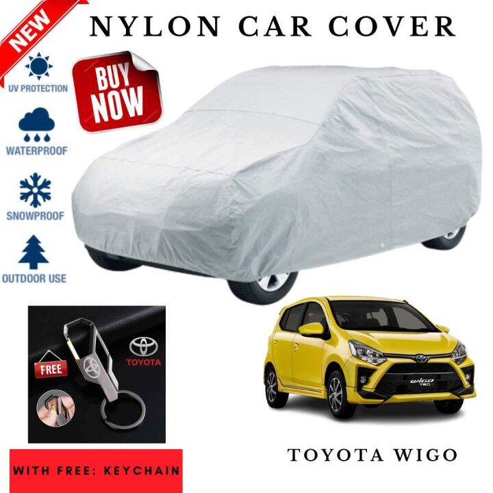 Car Cover for TOYOTA WIGO with Keychain Waterproof Lazada PH
