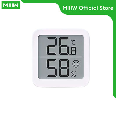 MIIIW เครื่องวัดอุณหภูมิ วัดความชื้น หน้าจอ LCD เครื่องวัดอุณหภูมิและความชื้น thermometer นาฬิกาดิจิตอล ที่วัดความชื้น