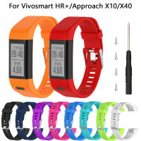 สมาร์ทสายนาฬิกาข้อมือสายรัดข้อมือวงสำหรับ Garmin Vivosmart HR Plus HR สมาร์ทดูวงสายคล้องคอสร้อยข้อมือสายรัดข้อมือ