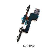 For Sony Xperia 10 / 10 Plus Power Volume Button Flex Cable Side Key Switch ON OFF Control Button With Home Button Fingerprint