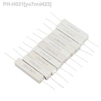 10 Pcs Fixed Ceramic Cement Resistors 15 Ohm 10W Watt 5