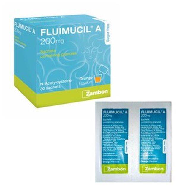 Fluimucil A 200mg Orange Flavour 1sachet Exp 0326 Lazada