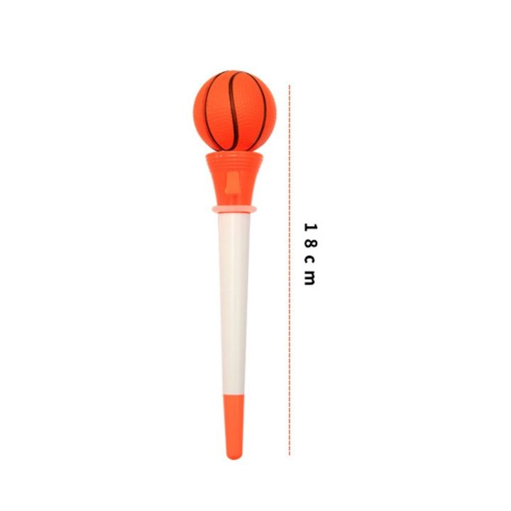 ครึ่งอุปกรณ์สำนักงานสร้างสรรค์ถุงมือมวย0-5ฟุตบอล-mm-ปากกาเขียนบาสเกตบอลตลกปากกาหมึกเจลลงนามปากกาเล่นเกมปากกาบอลพอยท์ปากกาติดห่วงบีบอัดเด้ง