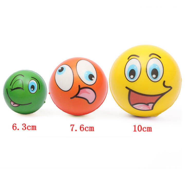 10cm-stress-ball-fidget-toys-7-6cm-6-3cm-expression-smiley-face-pu-ball-vent-sponge-expression-foam-anti-stress-popits-playing