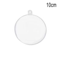 Christmas Clear Ball Decorations 2023 Diy Filled Bauble Xmas Tree Hanging Ornament For Home Merry Party Holiday Decor Plastic