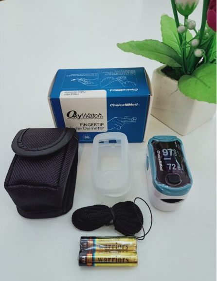 เครื่องวัดออกซิเจนปลายนิ้ว-oxy-watch-fingertip-pulse-oximeter-เครื่องวัดปริมาณออกซิเจนในเลือดปลายนิ้ว-md300c29