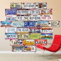 Arizona รถใบอนุญาตจำนวนแผ่นโลหะ Vintage ป้ายดีบุกบาร์ผับโรงรถ Home Decor Wall Decor เหล็ก Retro Plaque 30X15ซม. A669