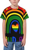 Pride Month LGBTQ Gay Pride Ally T- Shirt Short Novelty for Boys and Girl