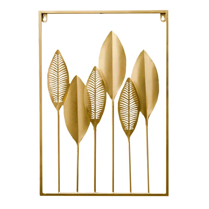 JNL 3D Gold Metal Leaf Art Wall Decor ZSH001/002/003/004/005/011/012