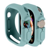 SmartPhonemall For Apple Watch Ultra 49mm Candy TPU Protective Case(Green)