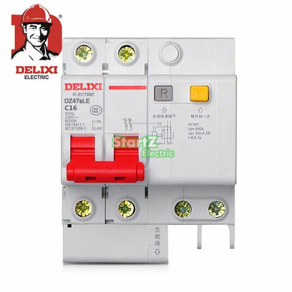 new-chukche-trading-shop-16a-2p-rcbo-rcd-เบรกเกอร์-de47le-delixi