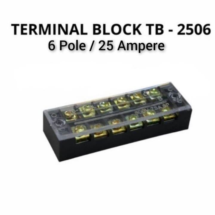 Terminal Blok Tb A Terminal Block Tb Pole Ampere Pole Lazada Indonesia