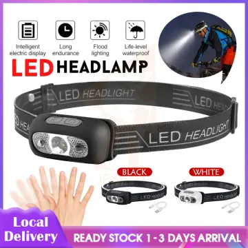 200W LED Rechargeable Headlamp Fishing/Hunting/Camping Flashlight
