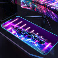 F1 Racer 33จำนวน Rgb แผ่นรองเมาส์คอมพิวเตอร์ Xxl Gaming Diy ขนาดใหญ่ตารางแล็ปท็อป Gamer อะนิเมะ Mousepad บริษัทเมาส์ Pads Mats