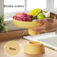 Fruit Plates Removable Fruit Bowl Basket Drain Tray Kitchen Countertop Decorative Storage Dishes Vegetable Snack Serving Holder