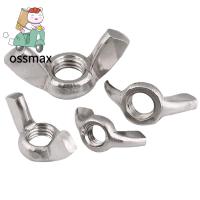 OSSMAX M3เมตริก/M4/M5/M6/M8สลักเกลียวสกรูผีเสื้อน๊อตเหล็กปีก10ชิ้น