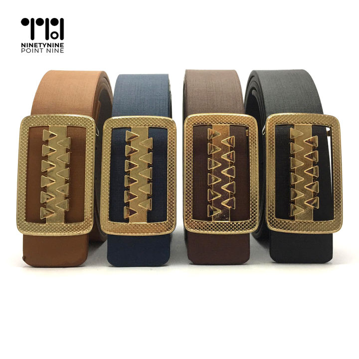 99.9 Faux Leather Belt for Men w/ 6cm Buckle (3cm x 110cm) [Y021-1 ...