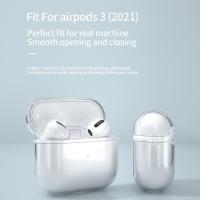 Case For Apple AirPods 3 Case Cover Wireless Bluetooth-compatible Headphones Transparent TPU Cover For AirPods 2 pro Funda Capa