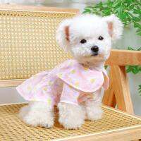 Dog Dress Two-legged Pet Skirt Cat Floral Princess Dress Chihuahua Small Medium Dogs Skirt Dog Wedding Dresses Dresses