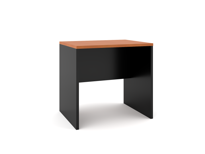 โต๊ะทำงานโล่งขนาด80x60x75-cm-ผิวเมลามีนกันน้ำ-กันรอยขีดข่วน-เพิ่มความแข็งแรงด้วยทอ็ปและขา-หนา25mm