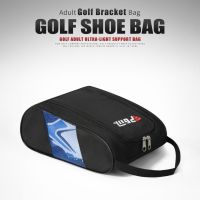 Unisex Golf Shoe Bag Portable Nylon Travel Shoes Carrier Bags with Zipper Hand-Held Breathable Ultra-light for Outdoor Sports