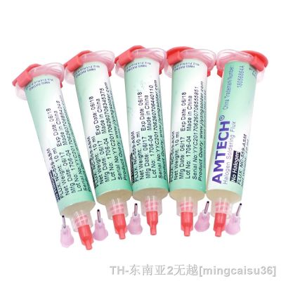 hk✵❏❀  Original AMTECH 10cc NC-559-ASM Flux Paste Lead-free Solder   Needles Reballing Soldering Welding Rework Repair Tools