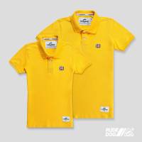 Rudedog เสื้อโปโลชาย/หญิง สีเหลือง รุ่น Rectangular (ราคาต่อตัว)