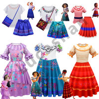 New Anime Encanto Mirabel Camilo Luisa Bruno Cosplay Costume Kids Girls Dress Woman Fancy Dresses Halloween Birthday Party Skirt