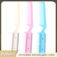 ? boloni Fitow MEIY มีดโกนสีหวีอุปกรณ์ตัดผมบาง Shaper หวีใบมีดโกน Trimmer ตัดผม