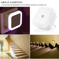 Ranpo Automatic LED Night Light Plug In And Saving Light Dark Sensor Wall Lamp