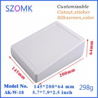 ❧▤ szomk distribution box wall mounting plastic box electronics (4pcs) 145x200x64mm abs switch enclosure electronical junction box