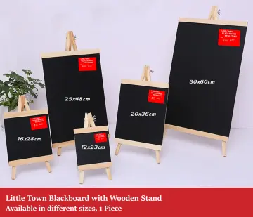22pcs Mini Wooden Blackboard Universal Message Board