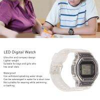 นาฬิกากีฬา Jam Tangan Elektronik LED แบบบางพิเศษแฟชั่นสำหรับชีวิตประจำวันสำหรับสาวๆ