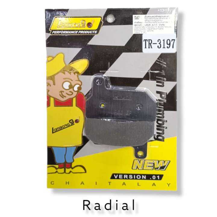 Monoblock caliper/radial caliper brake pad replacement Thailand made