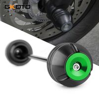 For Kawasaki Z650 Z750 Z800 Z900 Z900RS Z1000 Z1000SX ZX6R ZX10R Motorcycle CNC Front Wheel Protector Axle Fork Crash Slider