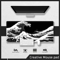 Black Great Wave | Mouse pad Cute |  Mousepad Extended | Mousepad Large | Anime Mousepad | Keyboard Pad Mat | Gaming Mousepad
