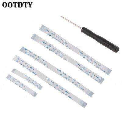 【Worth-Buy】 OOTDTY 10/12/14 Pin Charging Board สวิตช์ไฟ Ribbon Flex Cable + ไขควงเครื่องมือสำหรับ4 PS4 Controller