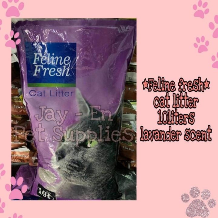 Feline fresh cat sand 10 liters | Lazada PH