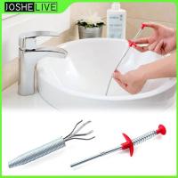 60cm Drain Snake Spring Pipe Dredging Tool Dredge Unblocker Drain Clog Tool For Kitchen Sink Sewer Cleaning Hook Water Sink Tool Traps Drains