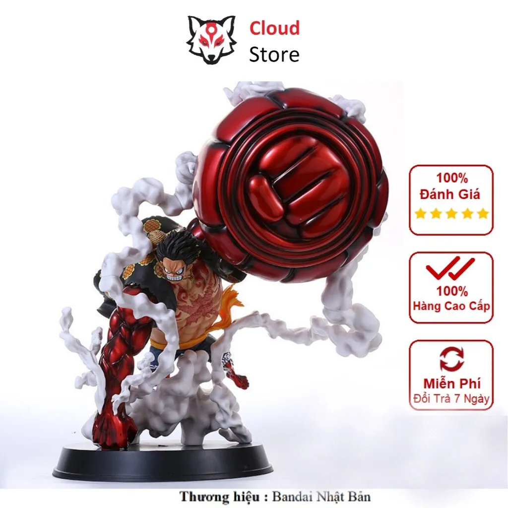 Mô hình luffy snakeman gear 4 phiên bản mini hàng đẹp siêu nét - Bayzone  studio