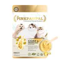 Pinkpawpal อาหารเสริมเพิ่มน้ำหนัก เพิ่มกล้ามเนื้อ และบำรุงขน แบบซอง ขนาดทดลอง 20 กรัม (ให้น้องทานได้ 2-4 มื้อ)