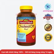 Viên uống giảm Cholesterol - CholestOff Plus 210 viên của Nature Made Mỹ