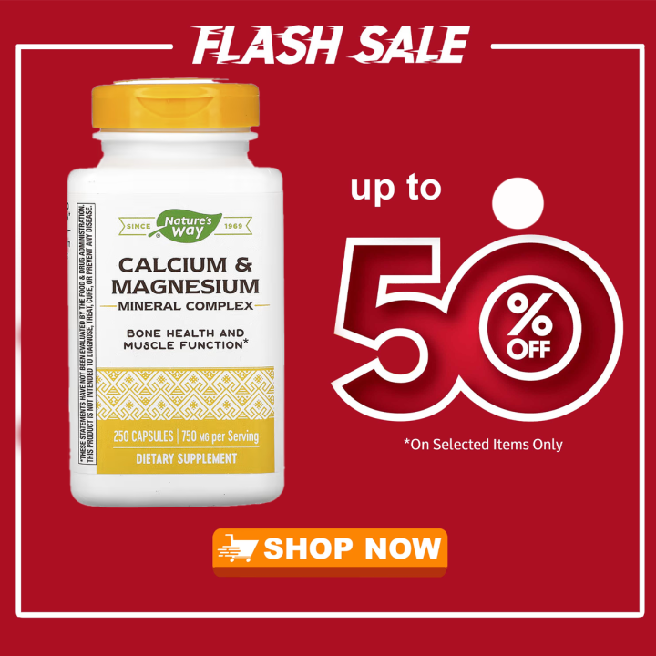 Nature's Way, Calcium & Magnesium Mineral Complex, 750 mg, 250 Capsules